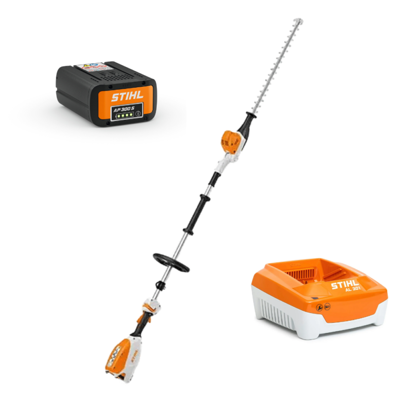 CORTACERCO DE ALTURA STIHL HLA 66 CON BATERÍA Y CARGADOR