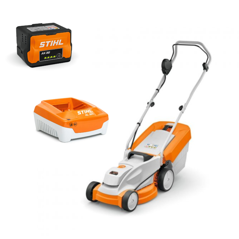 CORTACESPED STIHL A BATERIA RMA 235 CON BATERÍA Y CARGADOR