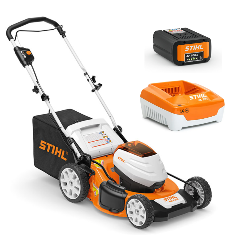 CORTACESPED STIHL A BATERÍA RMA 510 CON BATERÍA Y CARGADOR