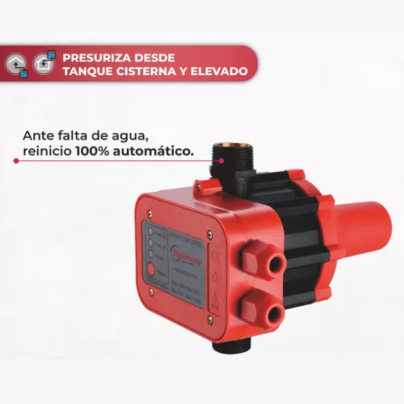 Regulador De Presión Presscontrol - Rojo R2 Motorarg - Image 2
